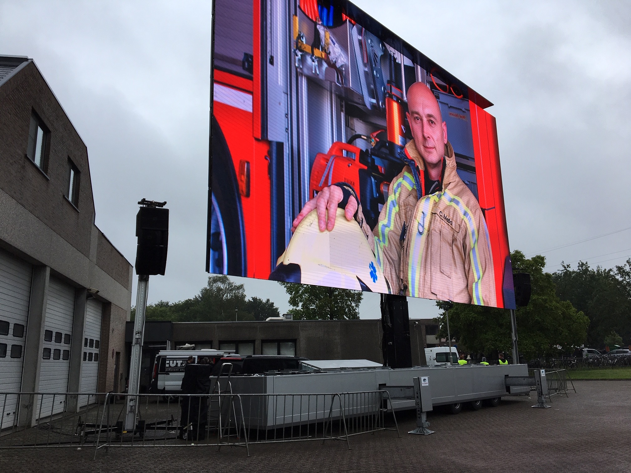 Groot LED scherm